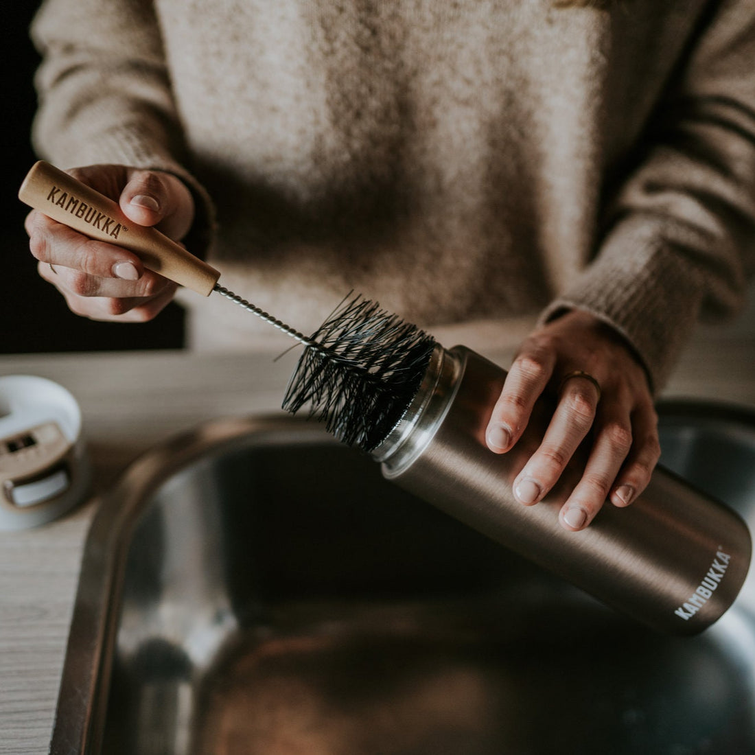 זוג מברשות Brushing Bro's לניקוי בקבוקים