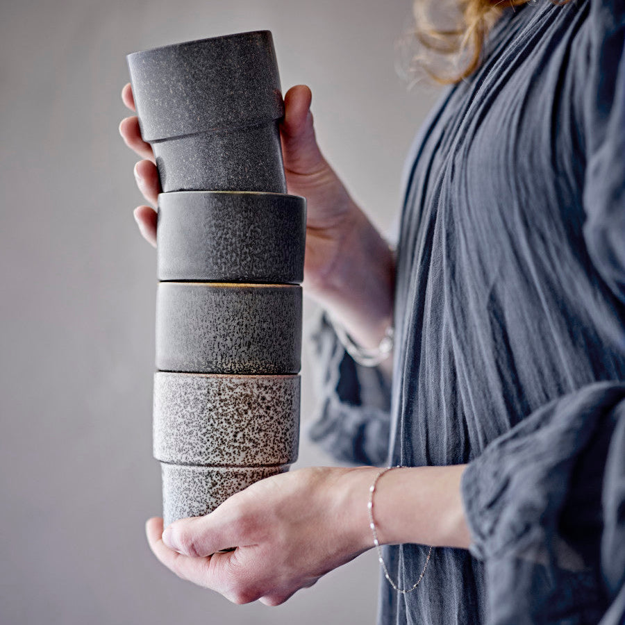 מארז 4 כוסות קורטדו Ewan - חרס/חום