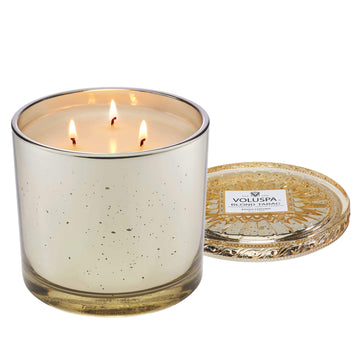 נר גדול 3 פתיליות‏ 1020 גרם