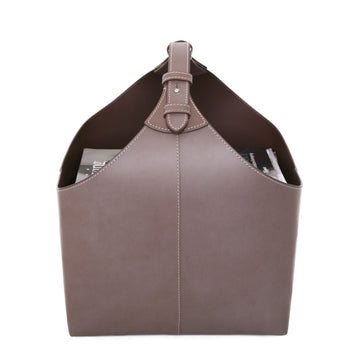 מעמד למגזינים מעור ממוחזר