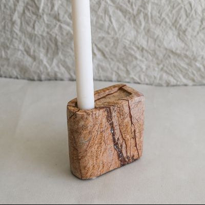 פמוט שיש Raphael גובה 8 ס"מ