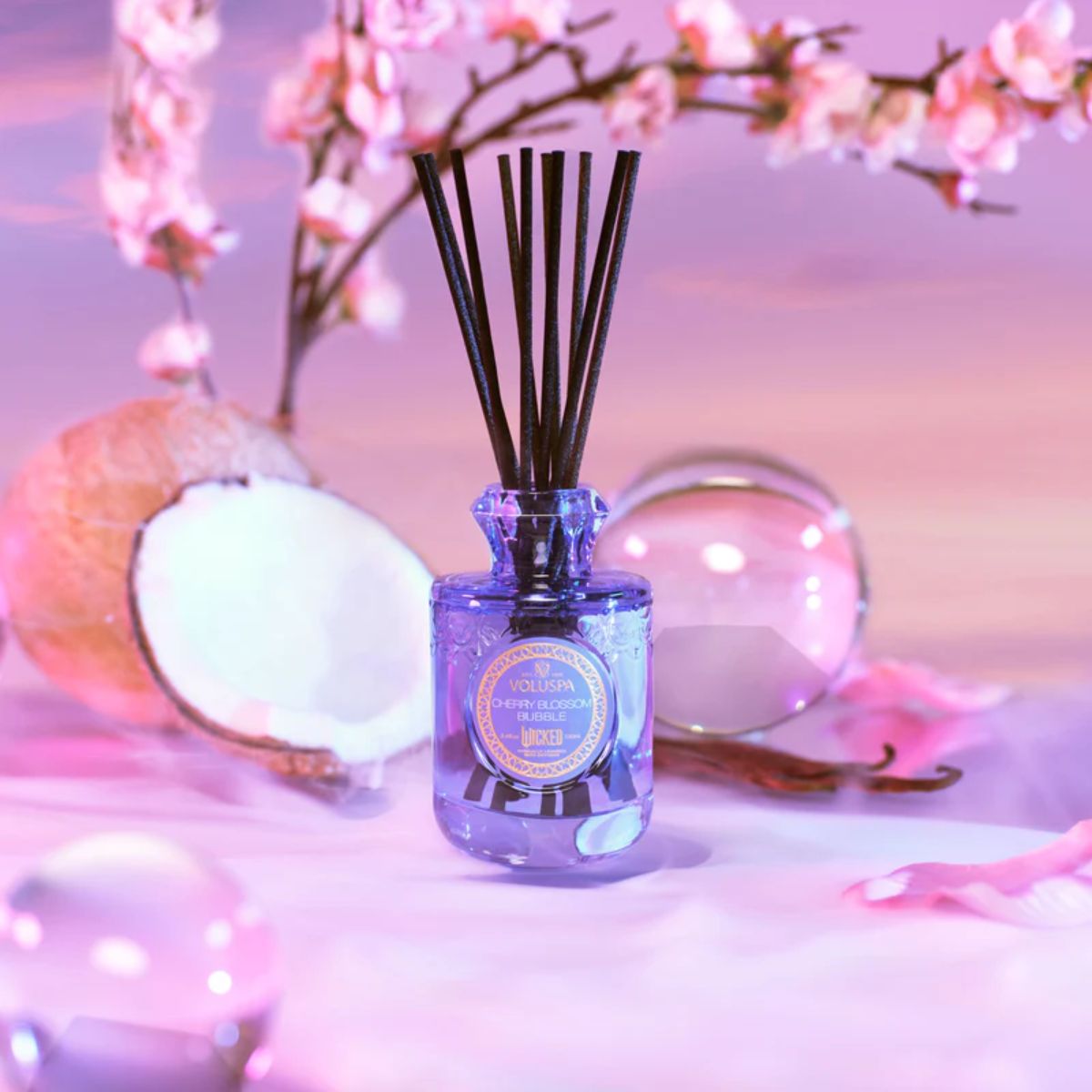 מפיץ ריח 'Cherry Blossom Bubble 'WICKED - מהדורה מוגבלת