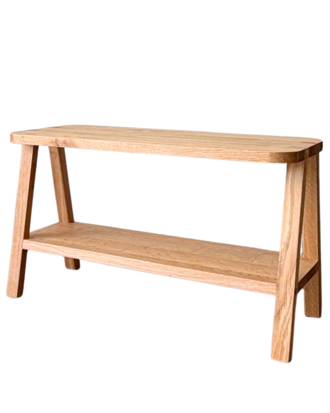 ספסל עץ אלון OLI 80X45X30 ס"מ