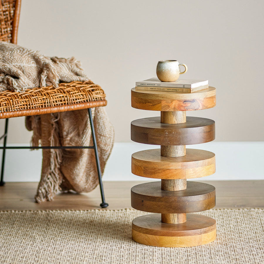 שולחן צד Franka - עץ מנגו