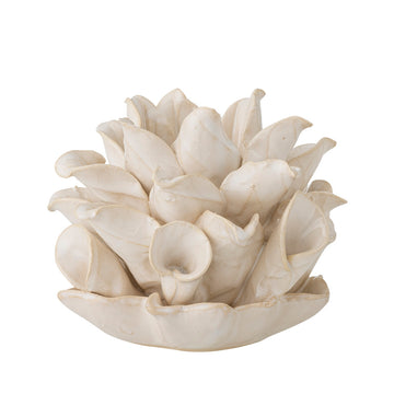 פמוט עלי כותרת Phyllis - חרס