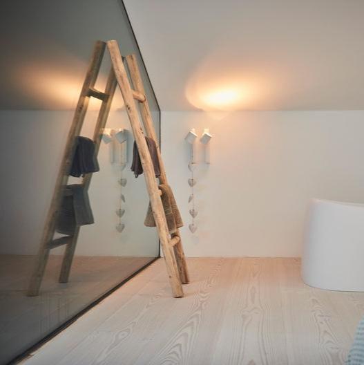 סולם Coo - עץ טיק טבעי