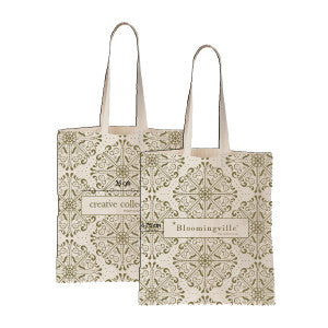 תיק Tote כותנה - טבעי