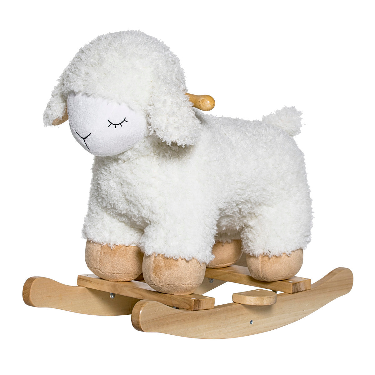 נדנדת עץ כבשה Laasrith - לבן