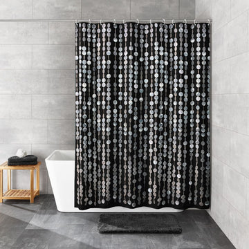 וילון פוליאסטר לאמבטיה 180x200 סמ Perla